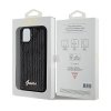 Guess GUHCN61PSFDGSK iPhone 11 / Xr 6.1 czarny/black hardcase Sequin Script Metal